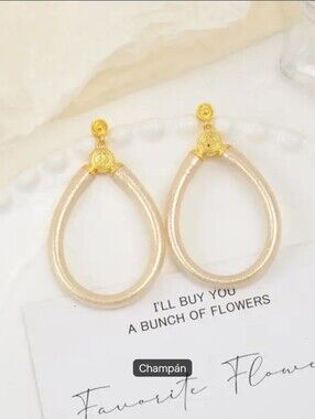 Budha All Weather Womens Earring. Color Cream Excellent Quality. (Not Budhagilrs